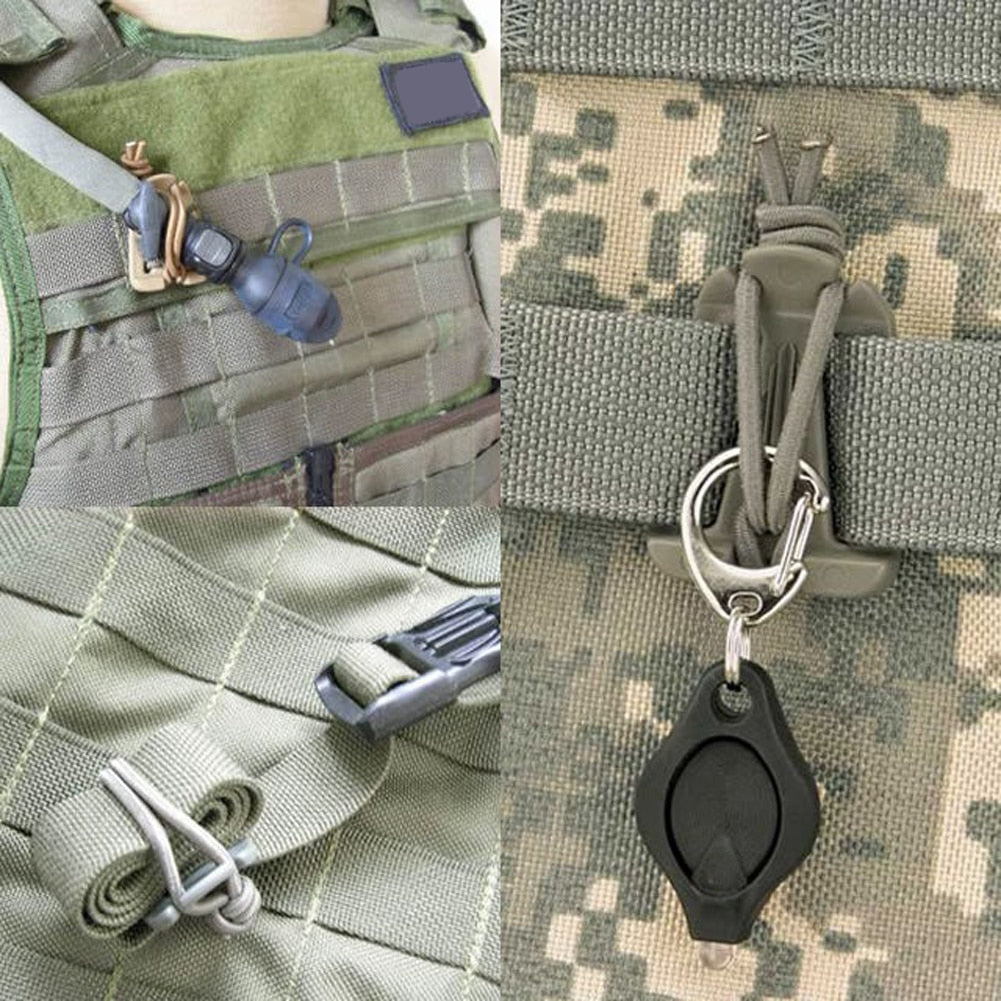 Backpack Carabiner Clips Nylon Camping Bag Hanger Survival
