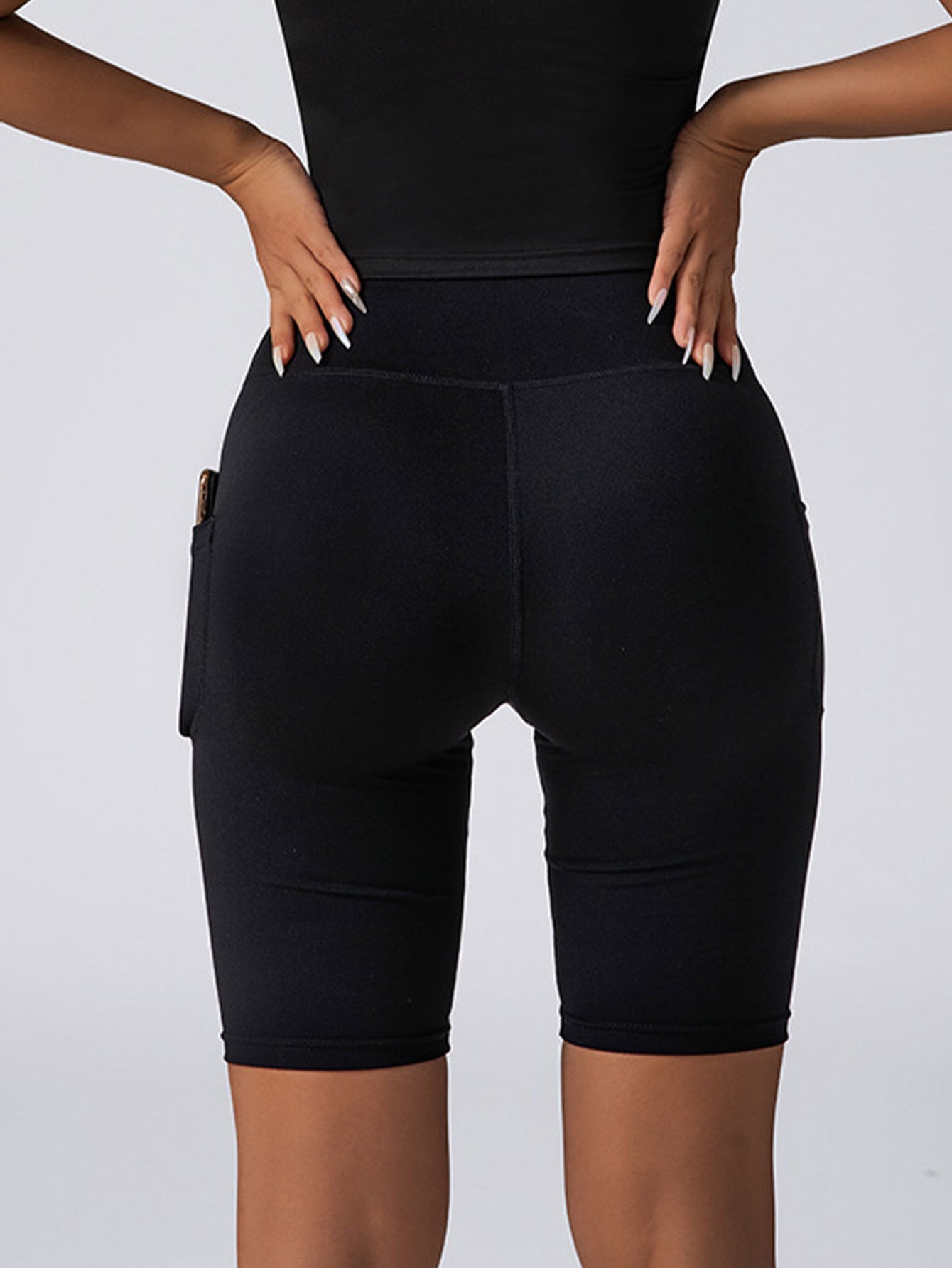 CurveFit Seamless Tummy Control Biker Shorts