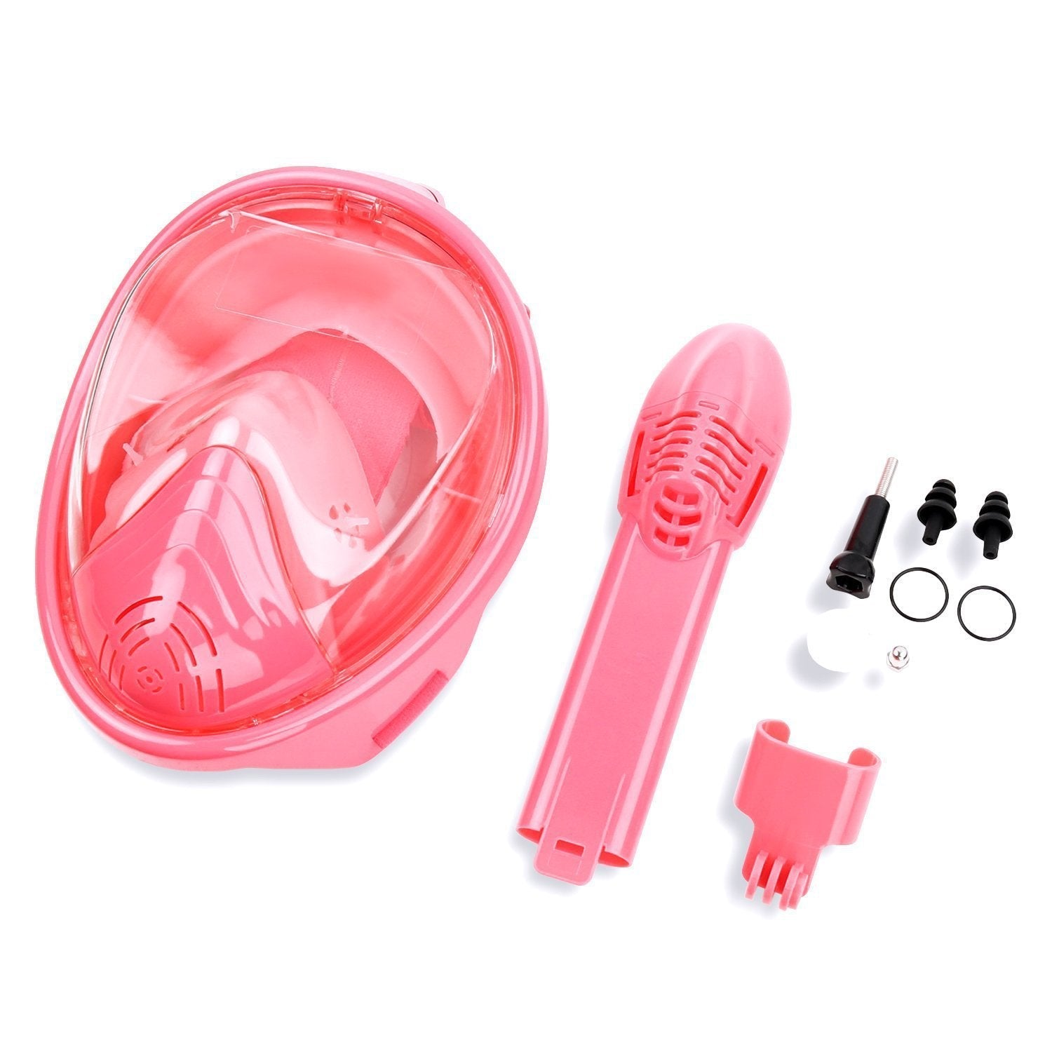 Anti Fog Full Face Snorkeling Mask Silicone Dry Diving Goggles