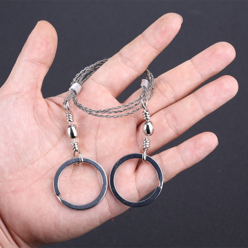 Hand Chain Saw Survival Steel Wire Saw Outdoor Camping Tool