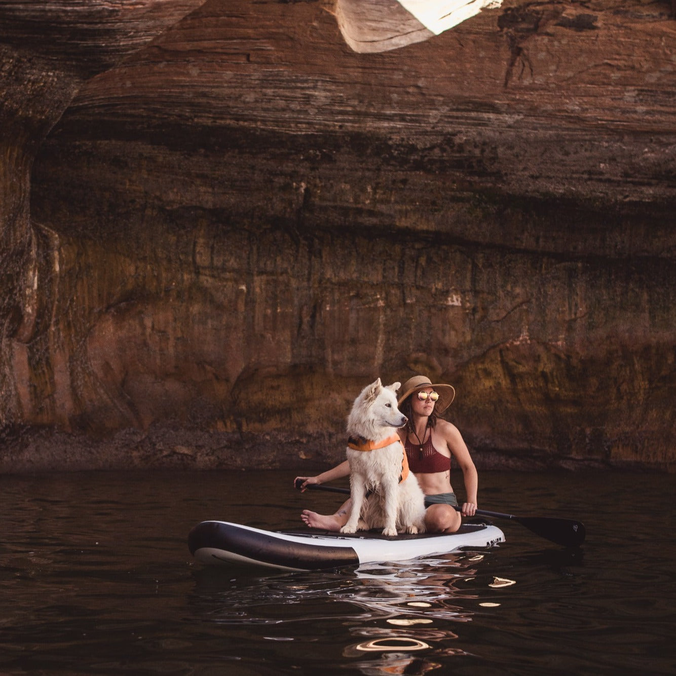 GrandSol Canyon Pack 11'4 Inflatable Paddle Board Paddle Pump Fin