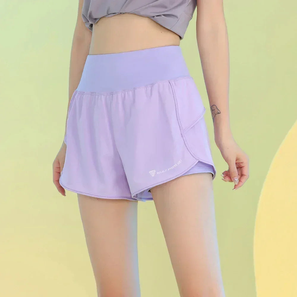 Women’s Yoga Shorts – Lightweight Gym & Running Workout with Pocket