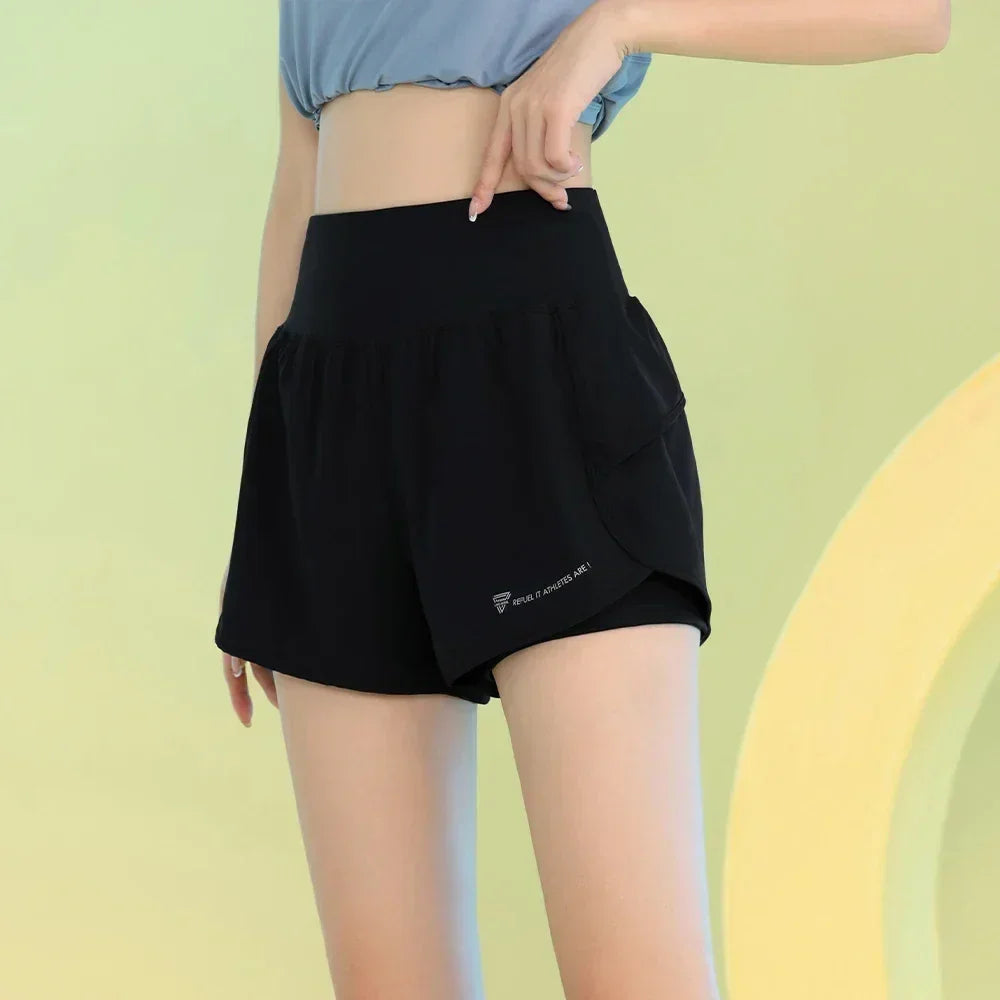 Women’s Yoga Shorts – Lightweight Gym & Running Workout with Pocket