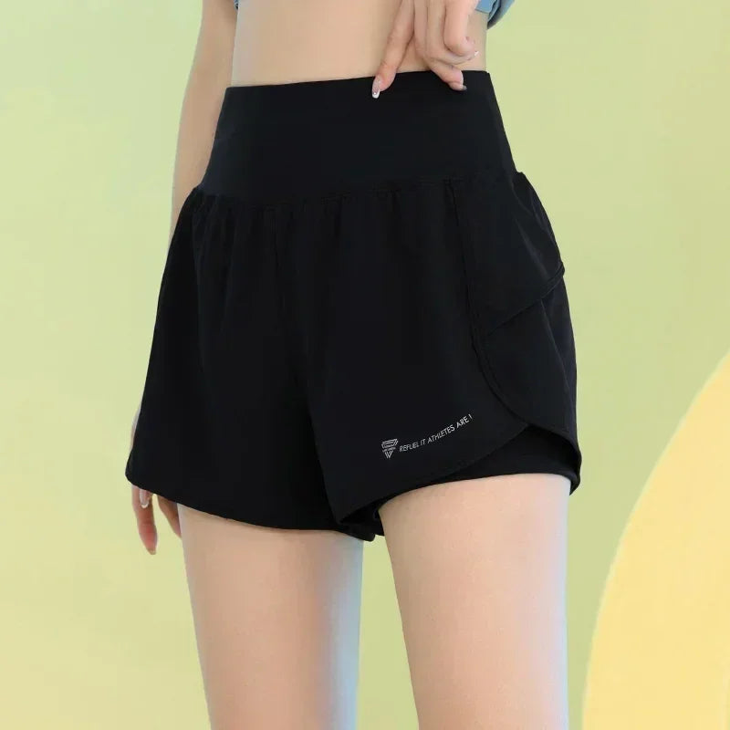 Women’s Yoga Shorts – Lightweight Gym & Running Workout with Pocket