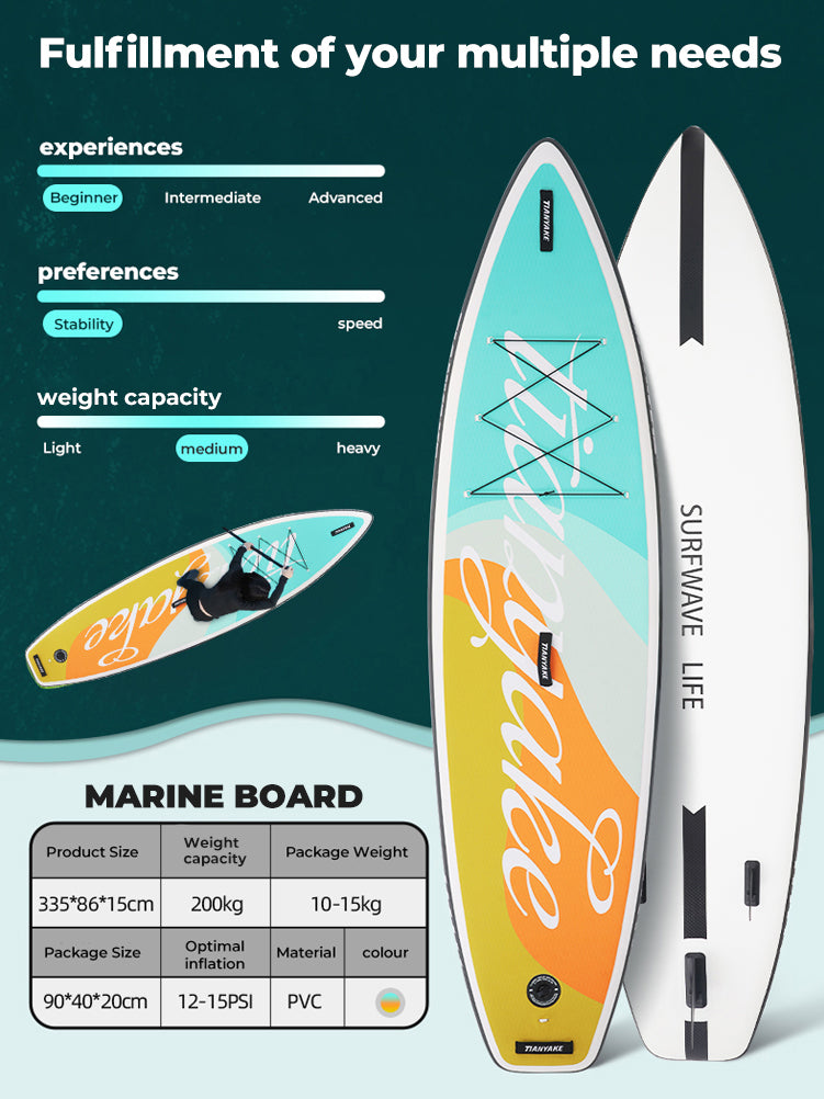 11' All-Around Pro SUP Board – Giant Wave Paddle Board