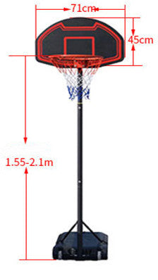Outdoor Mobile Lifting Basketball Stand Teenagers And Children Outdoor Household