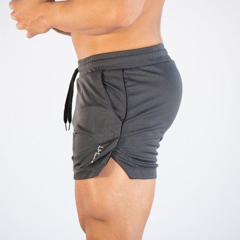 Men’s Quick-Dry Gym Shorts – Compression & Running Workout with Pockets