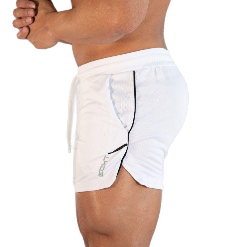 Men’s Quick-Dry Gym Shorts – Compression & Running Workout with Pockets