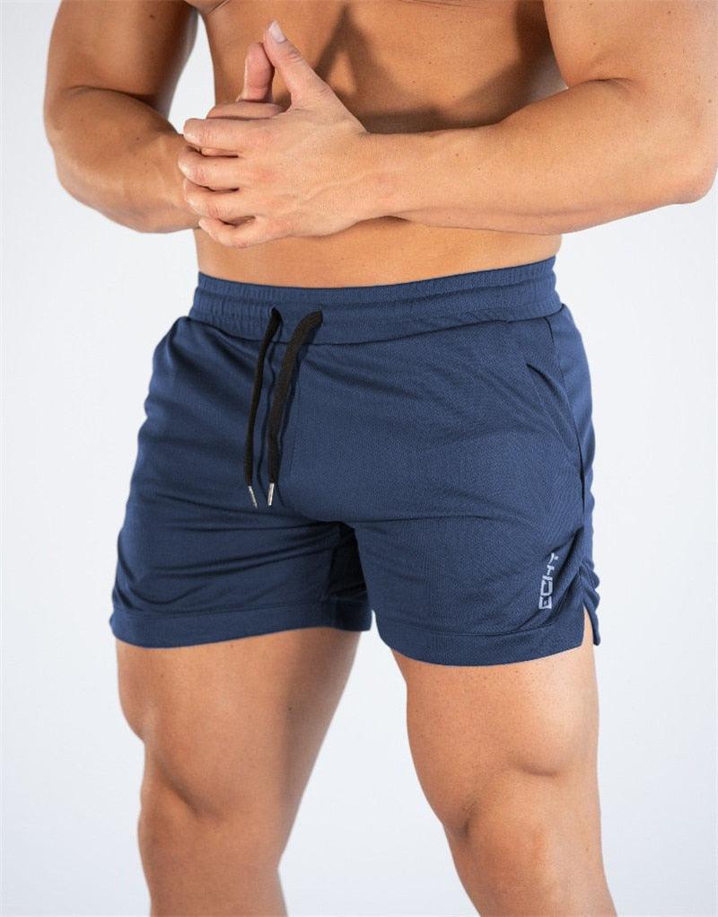 Men’s Quick-Dry Gym Shorts – Compression & Running Workout with Pockets