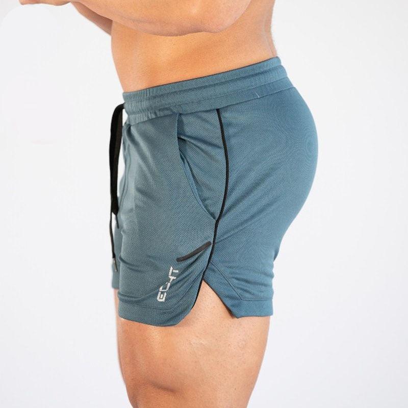 Men’s Quick-Dry Gym Shorts – Compression & Running Workout with Pockets