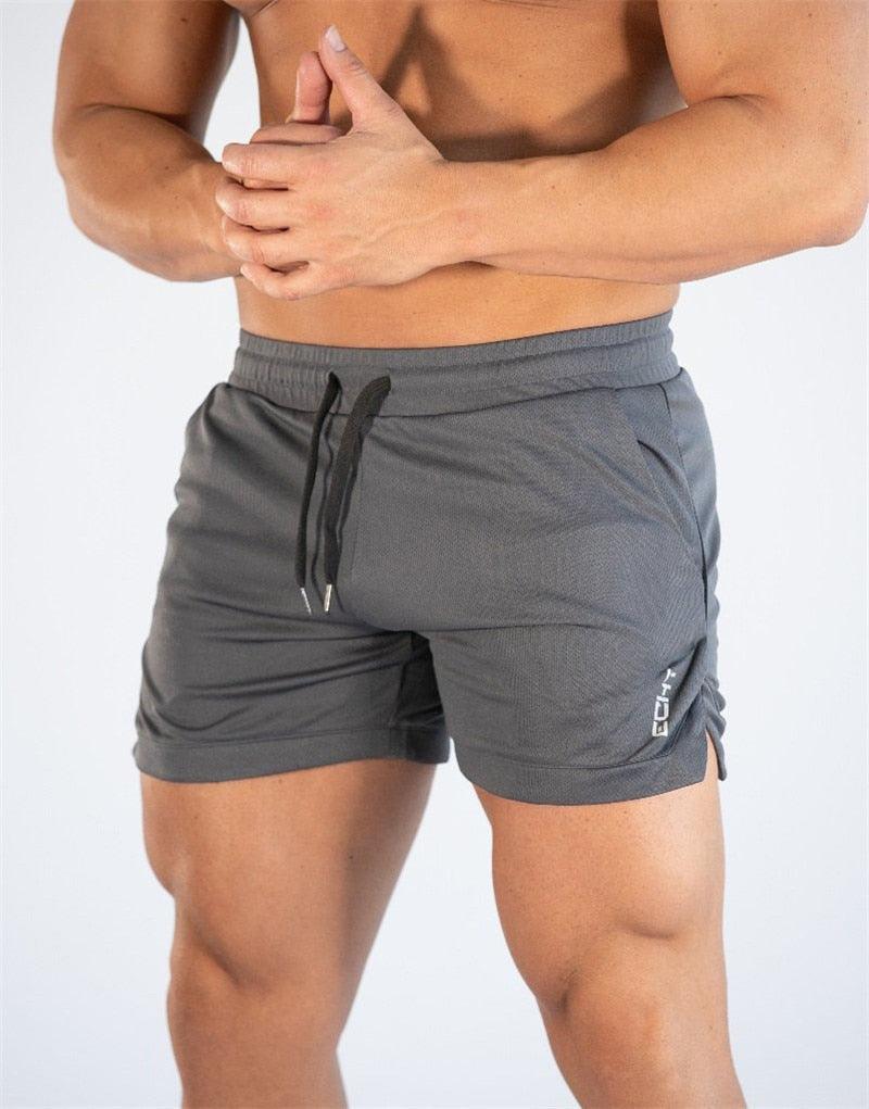 Men’s Quick-Dry Gym Shorts – Compression & Running Workout with Pockets