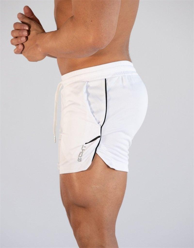 Men’s Quick-Dry Gym Shorts – Compression & Running Workout with Pockets