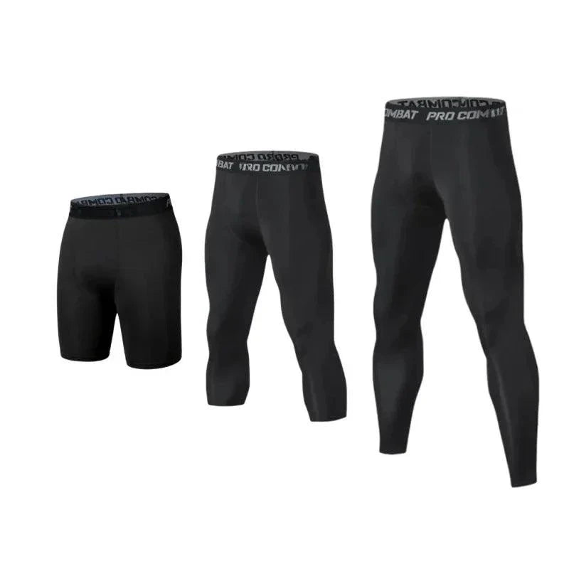 Men’s Compression Leggings – Cool-Dry Sports & Running Tights