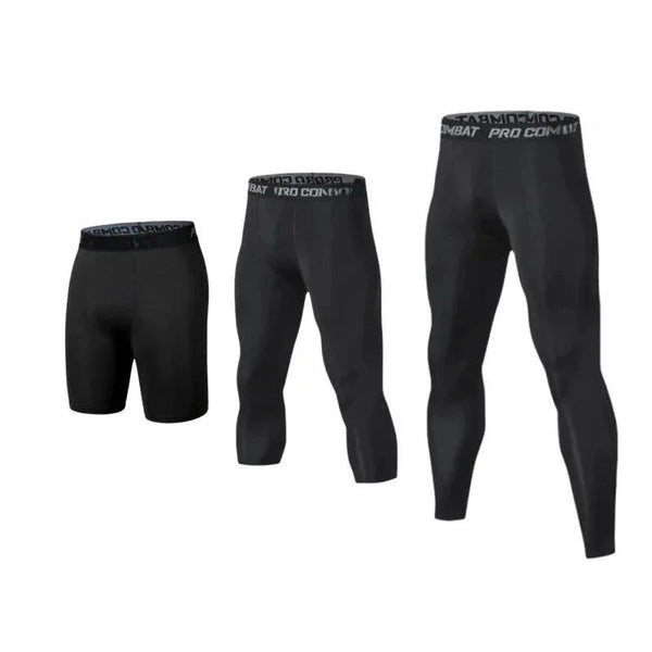 Men’s Compression Leggings – Cool-Dry Sports & Running Tights