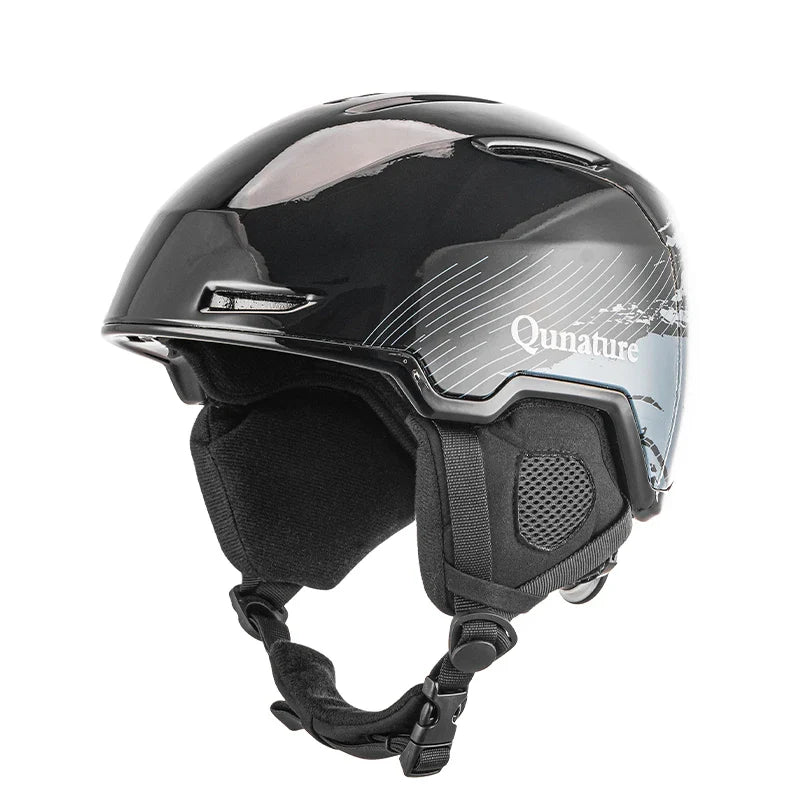 Ski Helmet with Adjustable Ventilation and Detachable Liner for Winter Sports